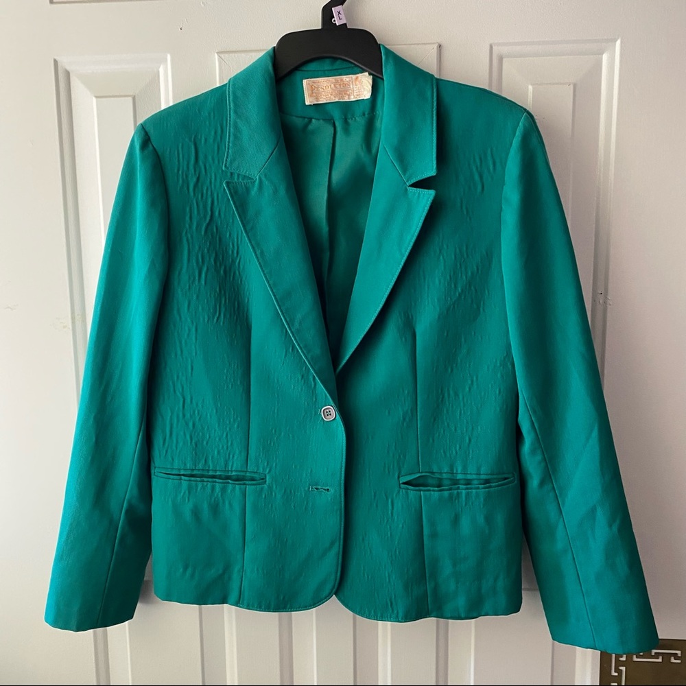 Vintage Pendleton Virgin Wool Blazer - sz 8